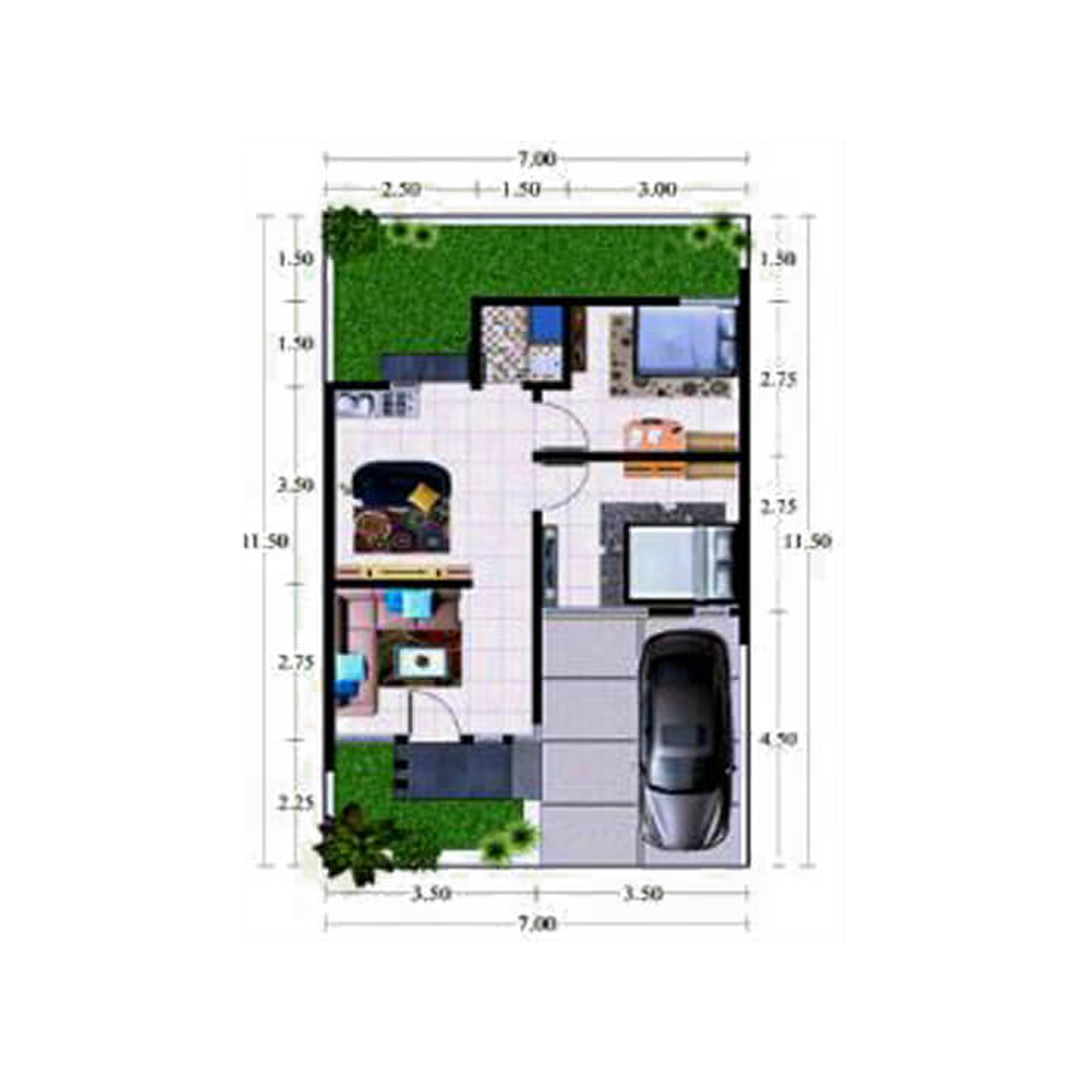 Layout Tipe 45